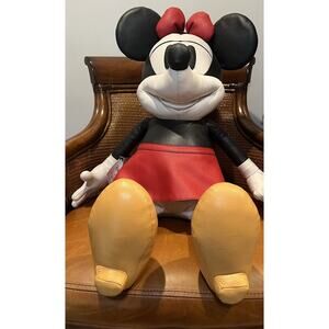 Coach Minnie Mouse Leather Plush Disney Parks 2022 50th Anniversary Limited